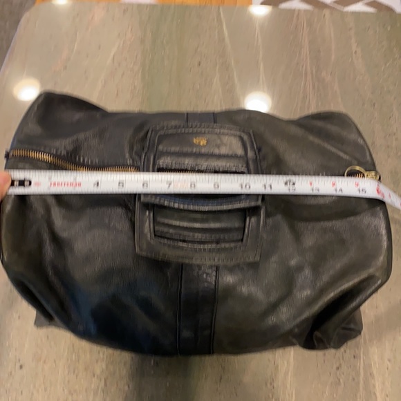 Longchamp vintage black leather weekender valise - Picture 6 of 9